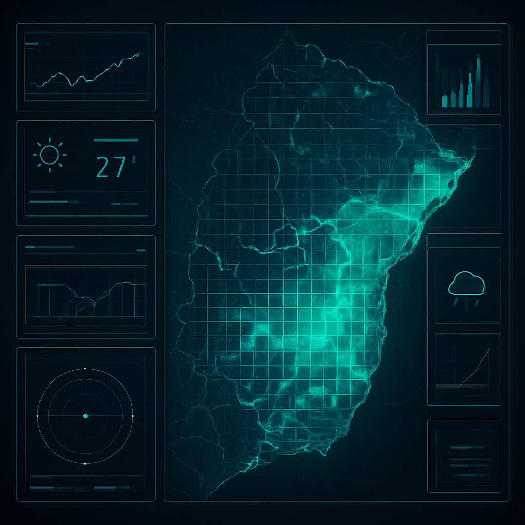 Interface do projeto GeoAlerta AI